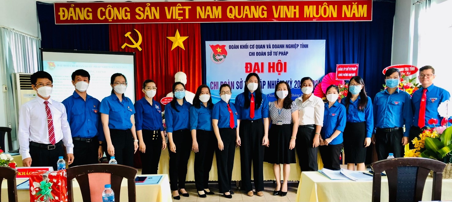 Chi đoàn Sở Tư pháp tỉnh Tây Ninh tổ chức Đại hội Chi đoàn nhiệm kỳ 2022-2024
