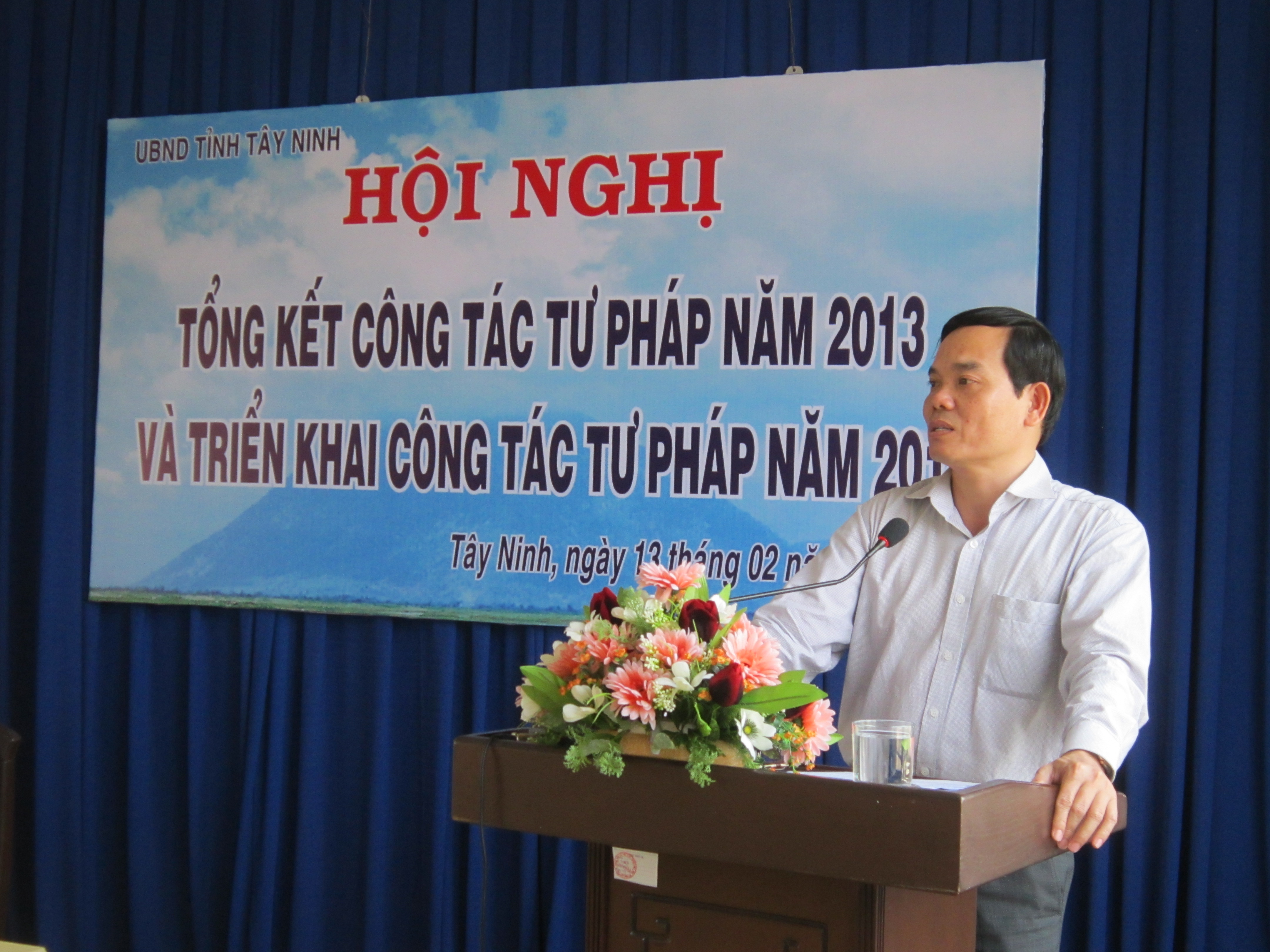 Ông Trần Lưu Quang phát biểu tại hội nghị