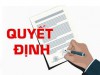 Quyết định về việc thu hồi Thẻ Thừa phát lại của ông Nguyễn Công Đệ